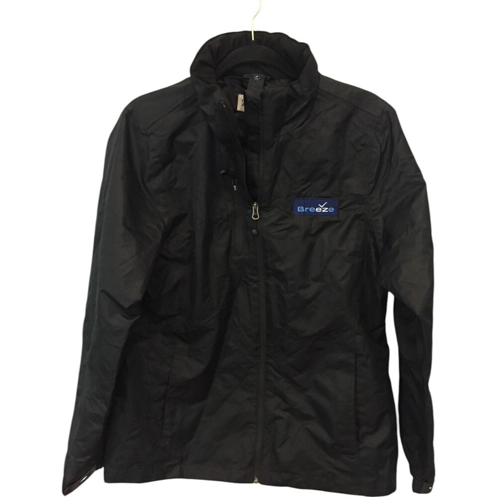 Port Authority Soft Shell Black Winter Jacket Womens Large Full Zip Long Sleeve